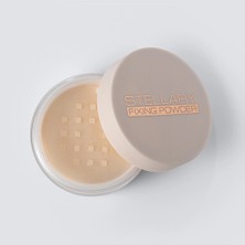 5 Adet Stellary Perfect Matte Fixing Powder Pudra 02 Banana - Brightening Effect & Smooth Finish