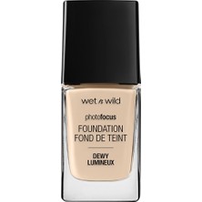 4 Adet Wet N Wild Photo Focus Foundation Dewy Lumineux Fondöten Nude Ivory