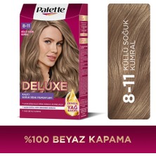 3 Adet Palette Deluxe Saç Boyası 8-11 Küllü Soğuk Kumral