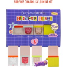 5 Adet Show By Pastel Glow Up Girl Mini Makyaj Seti Main Character (Dudak Parlatıcısı + Allık + Highlighter)