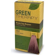 4 Adet Green Therapy Krem Saç Boyası 5.3 Fındık Kahve