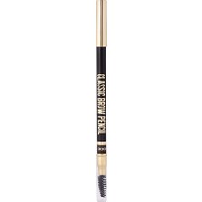 5 Adet Stellary Classic Brow Pencil Kaş Kalemi 300 Chocolate - Natural Definition & Built-In Brush