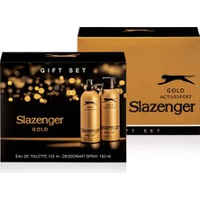 Slazenger Activesport Gold Edt Erkek Parfüm 125 ml + Deodorant Sprey 150 ml
