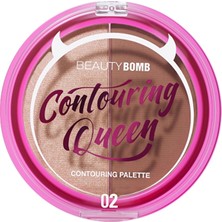 2 Adet Beauty Bomb Kontür Paleti Contouring Queen 02