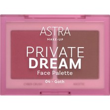 2 Adet Astra Private Dream Yüz Paleti Goth