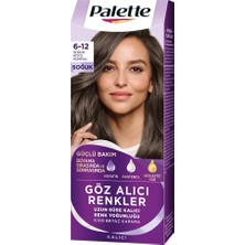 Palette Göz Alıcı Renkler Saç Boyası 6-12 Soğuk Koyu Kumral