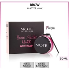 4 Adet Note Brow Master Wax Extra Hold Kaş Maskarası