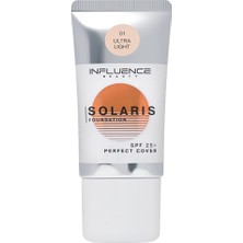 4 Adet Influence Beauty Fondöten Spf 25 Solaris 01 Light - Protective Foundation With Sun Protection Factor 25
