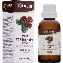 2 Adet Life In Çam Terebentin Yağı 50 ml