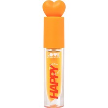 4 Adet Love Generation Dudak Yağı Be Happy 03 Orange - Nourishing Lip Oil With Glossy Finish