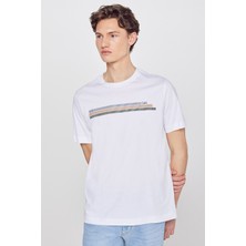Lee %100 Pamuk Regular Fit Normal Kesim Bisiklet Yaka Logo Detaylı Tişört