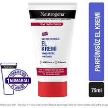 Neutrogena Norveç Formülü Parfümsüz El Kremi 75 ml %40 Gliserin ile Yoğun Nemlendirme