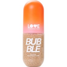 4 Adet Love Generation Fluid Fondöten Bubble 01 Lily White - Lightweight Fluid Foundation