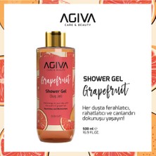 4 Adet Agiva Care & Beauty Duş Jeli Grapefruit 500 ml