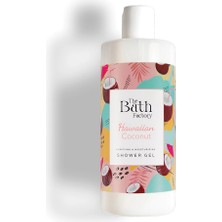 3 Adet The Bath Factory Nemlendirici ve Besleyici Duş Jeli Hawaiian Coconut 400 ml