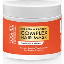 2 Adet Loshel Keratin Protein Yoğun Onarıcı Saç Maskesi 250 ml
