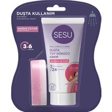 2 Adet Sesu Duşta Tüy Dökücü Krem Hassas Ciltler 150 ml