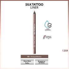 Note Silk Tattoo Liner Suya Dayanıklı Ipeksi Jel Göz Kalemi 03 Antique Bronze