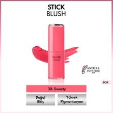 Note Stick Blush 30 Sweety Nemlendirici Yumuşak Balm Allık Doğal Bitiriş ve Yüksek Pigmentasyon