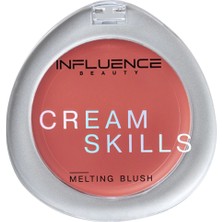 Influence Beauty Cream Blush Cream Skills Allık 02 Dusty Rose - Creamy Blush For A Natural Glow