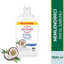 4 Adet Hacı Şakir Hindistan Cevizi Sıvı Sabun 1500 ml
