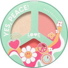3 Adet Love Generation Face Palette Yes, Peace! 02 Cheeky Glow - Multi-Use Face Palette
