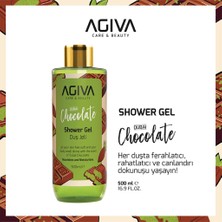 2 Adet Agiva Care & Beauty Duş Jeli Dubai Chocolate 500 ml