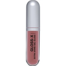 3 Adet Influence Beauty Lip Gel Gloss Gloss-X 10 Tech Noir - High-Shine Gel Lip Gloss