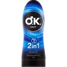 4 Adet Okey 2in1 Aromasız Kayganlaştırıcı Jel 200 ml