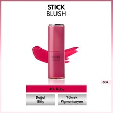 3 Adet Note Stick Blush Nemlendirici Yumuşak Stick Allık 40 Ruby