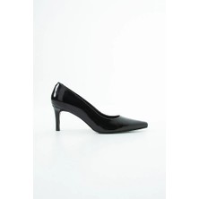Dericia Shoes Elina Hakiki Deri Kadın Ince Topuklu Ayakkabı