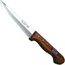 Elma Shop Bursa Kurban ve Kasap Bıçağı No:0, 12 Cm, Ahşap Gül Sap