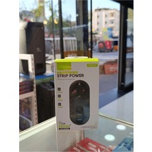 HiboTekno Ftr-07 2500W Akım Korumalı Duvar Priz 2 USB 1 Type-C Termal Çoklu Priz