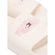 Tommy Hilfiger Bej Erkek Plaj Terliği Tjm Injected Sandal
