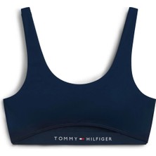 Tommy Hilfiger Lacivert Kadın Bikini Üst Cut Out Bralette