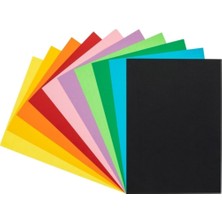 Bigpoint A4 Fon Kartonu 120 gr 10 Renk Karışık 21x297 cm Ölçülerinde