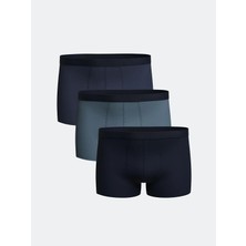 Lc Waikiki Yeni Sezon Rahat Kalıp Pamuklu Esnek Erkek Boxer 3'lü