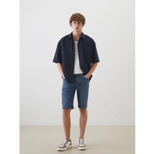 Lc Waikiki Yeni Sezon Standart Kalıp Erkek Jean Şort