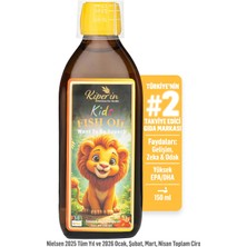 Kids Fish Oil | Çocuk Özel | Yüksek Balık Yağı: 1800, Omega 3:1206MG, EPA:180MG, DHA:900MG | 150ML