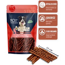 Nobilus Sığır Eti ve Pirinçli Köpek Ödül Çubuğu 80GR