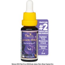 Lugol Iyot | %3 Iyot & %6 Potasyum Iyodür | Kaliteli Içerik | Pureness For Health Ilkesi | 365 Damla