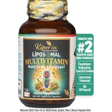 Kiperin Lipozomal Multivitamin 13 Vitamin & 6 Mineral Cilt - Saç - Tırnak & Enerji | Akıllı Gıda Takviyesi