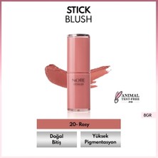 Note Stick Blush Nemlendirici Yumuşak Stick Allık 20 Rosy