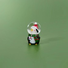 Matmel Deco Penguen Figürlü Kar Küresi - Renkli - 4x6 cm