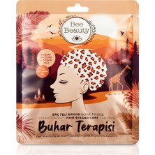 Bee Beauty Buhar Terapisi Saç Teli Bakımı Bone Maske Argan Yağı ve Pro Vitamin B5 İçeren Etkili Formül