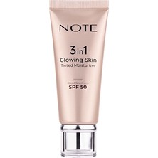 Note 3 In 1 Glowing Skin Tinted Moisturizer 50 Spf Işıltılı Aydınlatıcı Krem