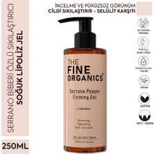 The Fine Organics Serrano Biberi Özlü Sıkılaştırıcı, Bölgesel Incelme, Selülit ve Çatlak Karşıtı Soğuk Lipoliz Jel 250 ml