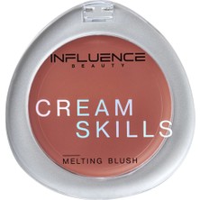 Influence Beauty Cream Blush Cream Skills Allık 03 Peach Glow - Creamy Blush For A Natural Glow