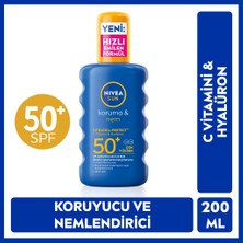 Nivea Sun SPF50 Yüksek Güneş Koruyucu ve Nemlendirici Vücut Spreyi 200 ml
