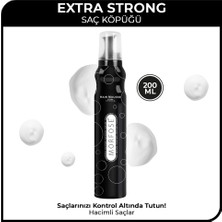 Morfose Extra Strong Köpük Saç Bakım Ürünü 200 ml Yüksek Sabitleyici Etki ile Hacimli Saçlar